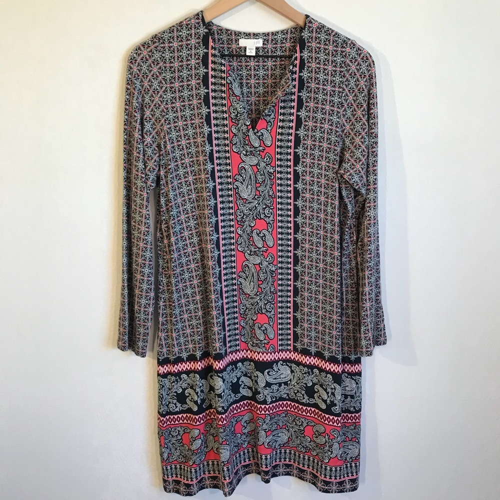 J. Jill Paisley Tunic Dress